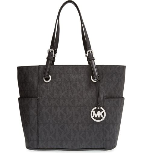 michael kors signature tote nordstrom|Michael Kors signature canvas tote.